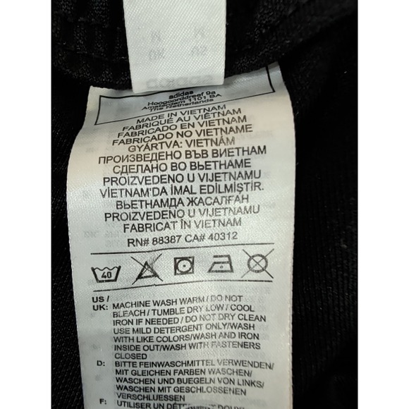 Adidas TIRO 19 Training Pants Mens M Black Climacool Tapered Activewear Soccer - Picture 14 of 15